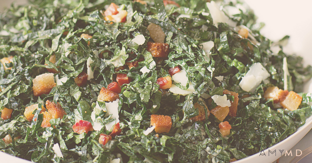 RECIPE: Kale Salad with Creamy Cashew Dressing
